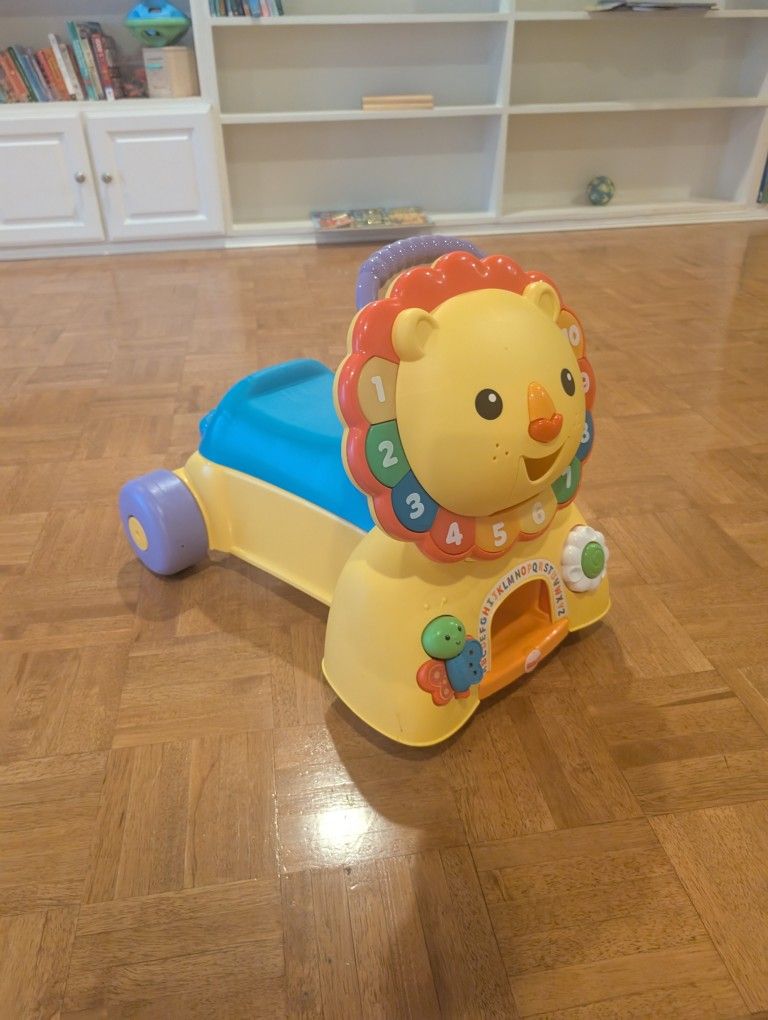 Lion Push Around Toddler Toy
