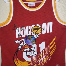 Travis Scott x Mitchell & Ness Houston Jersey