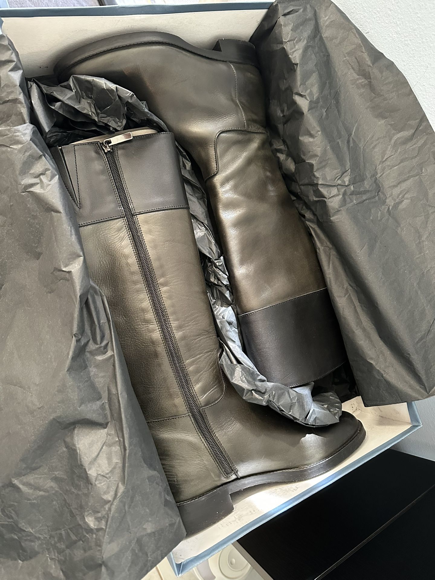 Italian Leather Boots Size 37EU