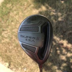 Adams Idea Super S 4 Hybrid 22° Stiff Right-Handed Graphite #9140 Golf Club