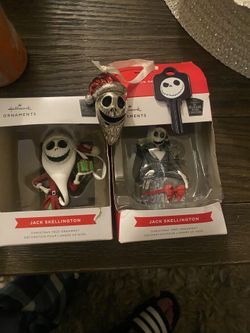 Nightmare Before Christmas Hallmark Ornaments And A New Key Of Jack Skellington