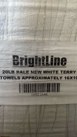 White terry towels