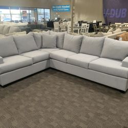 New Grey sectional Couch 