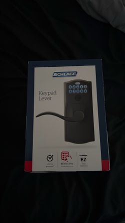 Brand New Schlage Keypad Lever Electronic Door Lock