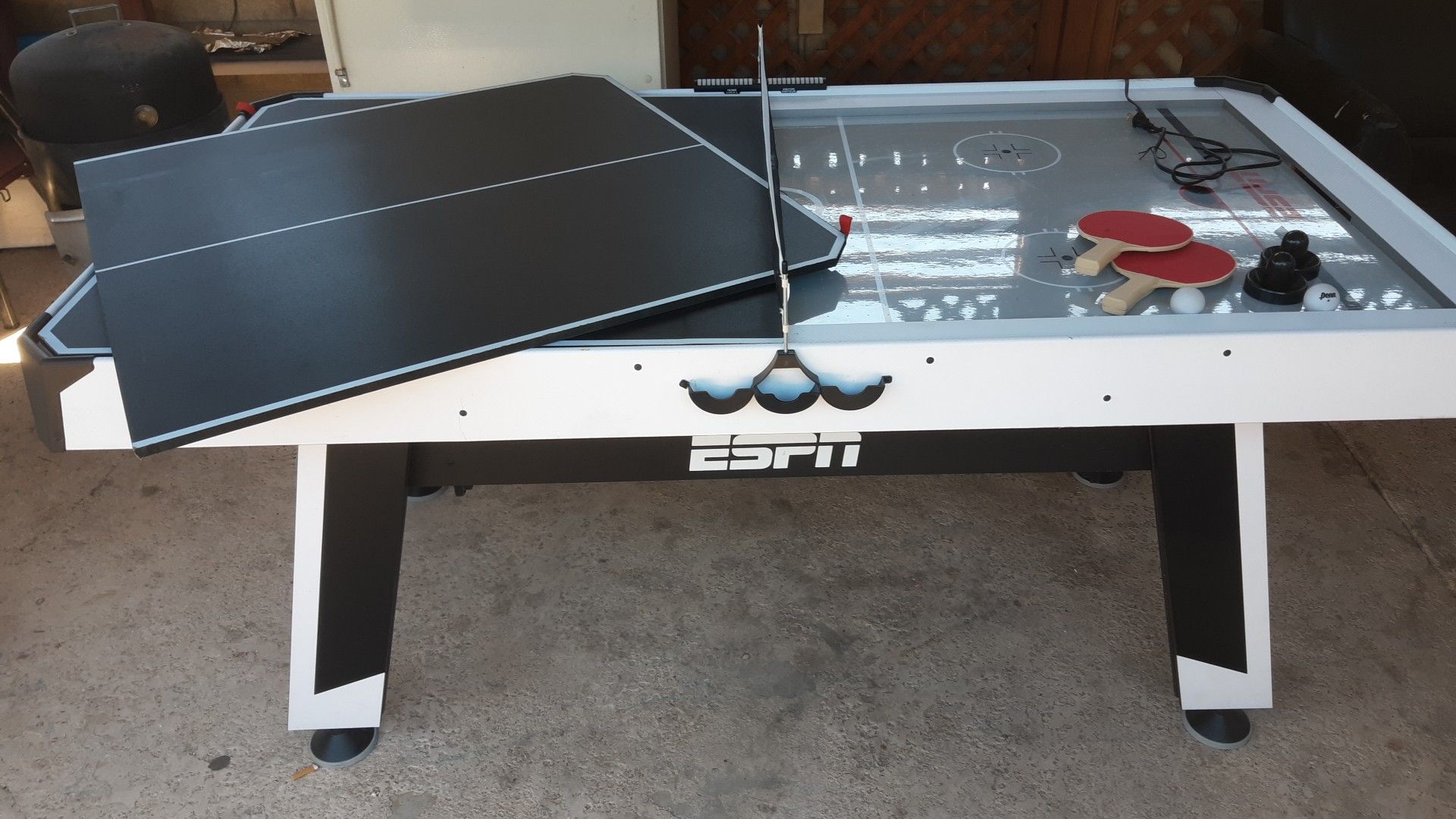 ESPN 72″ Air Hockey with Table Tennis Top Model #: AWH072_018E