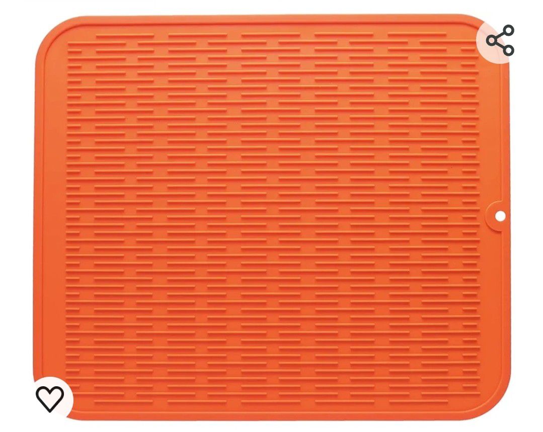 
MicoYang Silicone Dish Drying Mat for Multiple Usage,Easy clean,Eco-friendly,Heat-resistant Silicone Mat for Kitchen Counter or Sink,Refrigerator or 