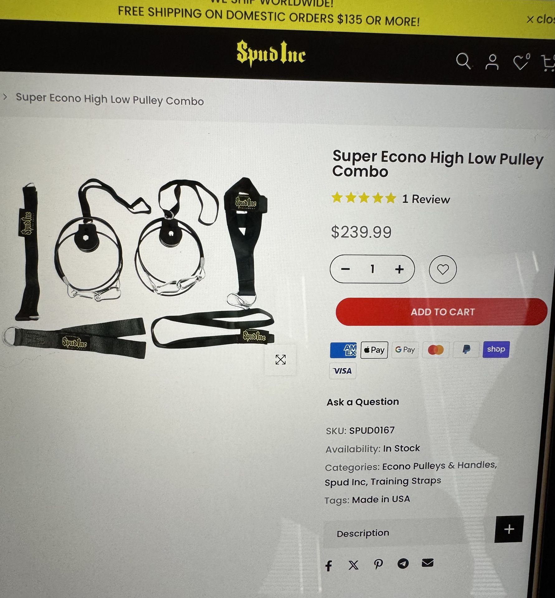 Super Econo High Low Pulley Combo