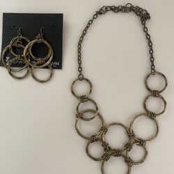 Necklace And Earrings 