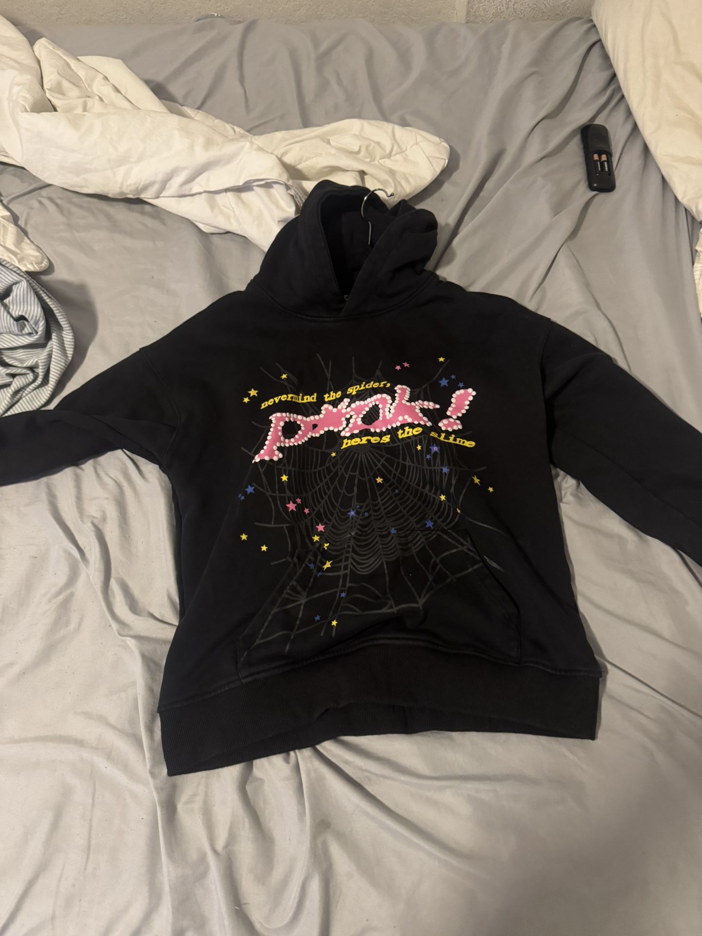 Sp5der hoodie P*NK