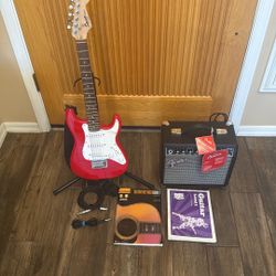 Fender Mini Electric Guitar & Amp