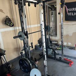 Squat Rack With Cables And Weights