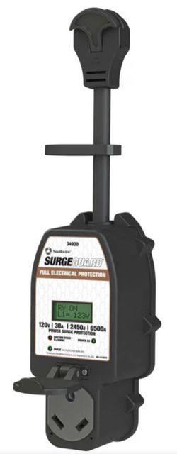 Surge Guard Southwire 34930 30A - Full Protection Portable with LCD Display Black