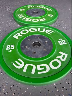 Rogue 25 lb bumper plates