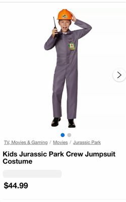 Jurassic park costume