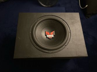 Woofer fosgate xlc 12”inch with sealed box 10/10 condition