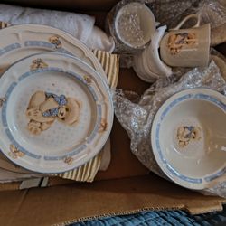 Set Of 5' Teddy Bear Dishes