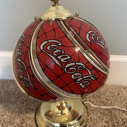 Authentic Coca-Cola Touch Lamp, Vintage Tiffany Style (Pub / Desk Lamp)