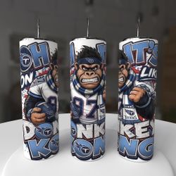 Tennessee Titans Football Donkey Kong Tumbler
