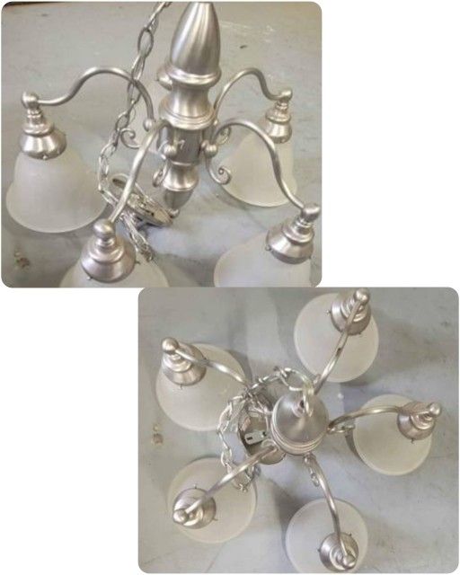 Silver Hanging Light 