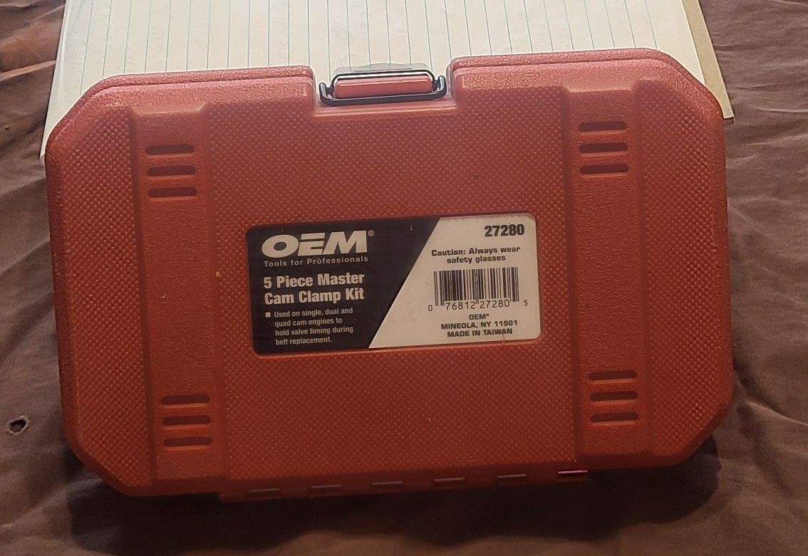 OEM TOOLS 27280 5 PC Master Universal Single Twin Quad Cam Clamp Kit Camshaft