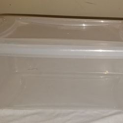 Sterilite Clear Storage Container with Snap-on Lid
