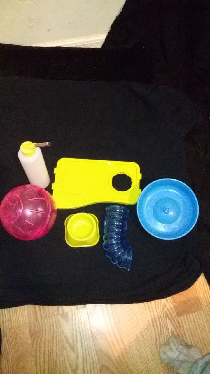 NICE GUINEA PIG CAGE! Basically new! Includes a running ball!