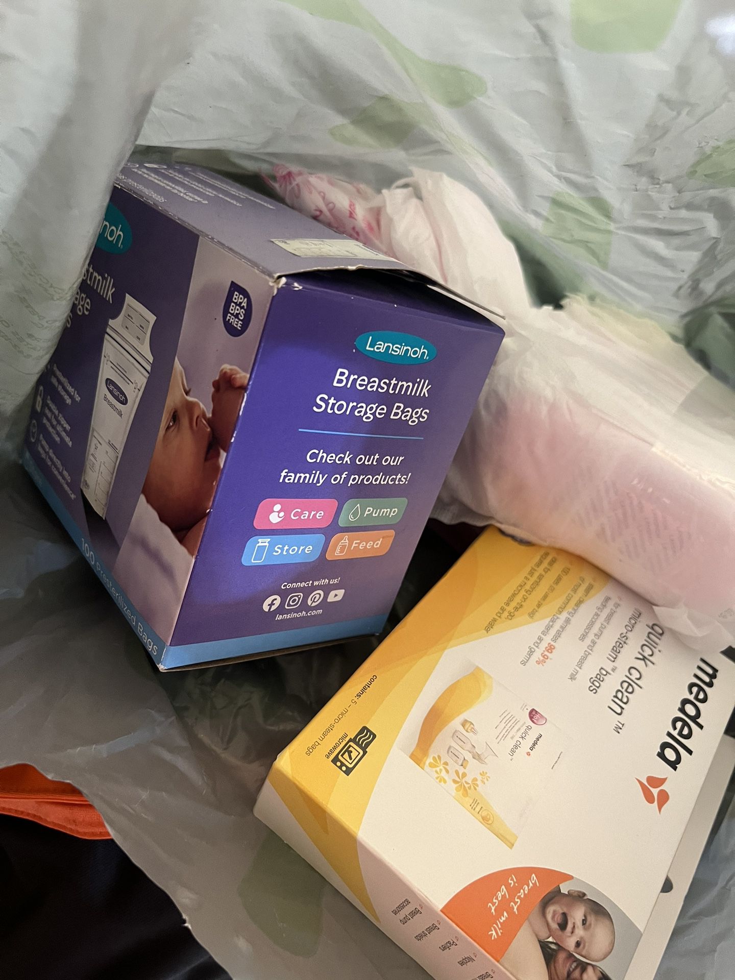 Free Pumping Bags And Pads 