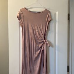 Pink Maternity Dress