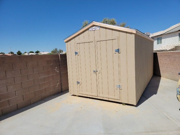 8x12 Storage Sheds $2295 (Installed)
