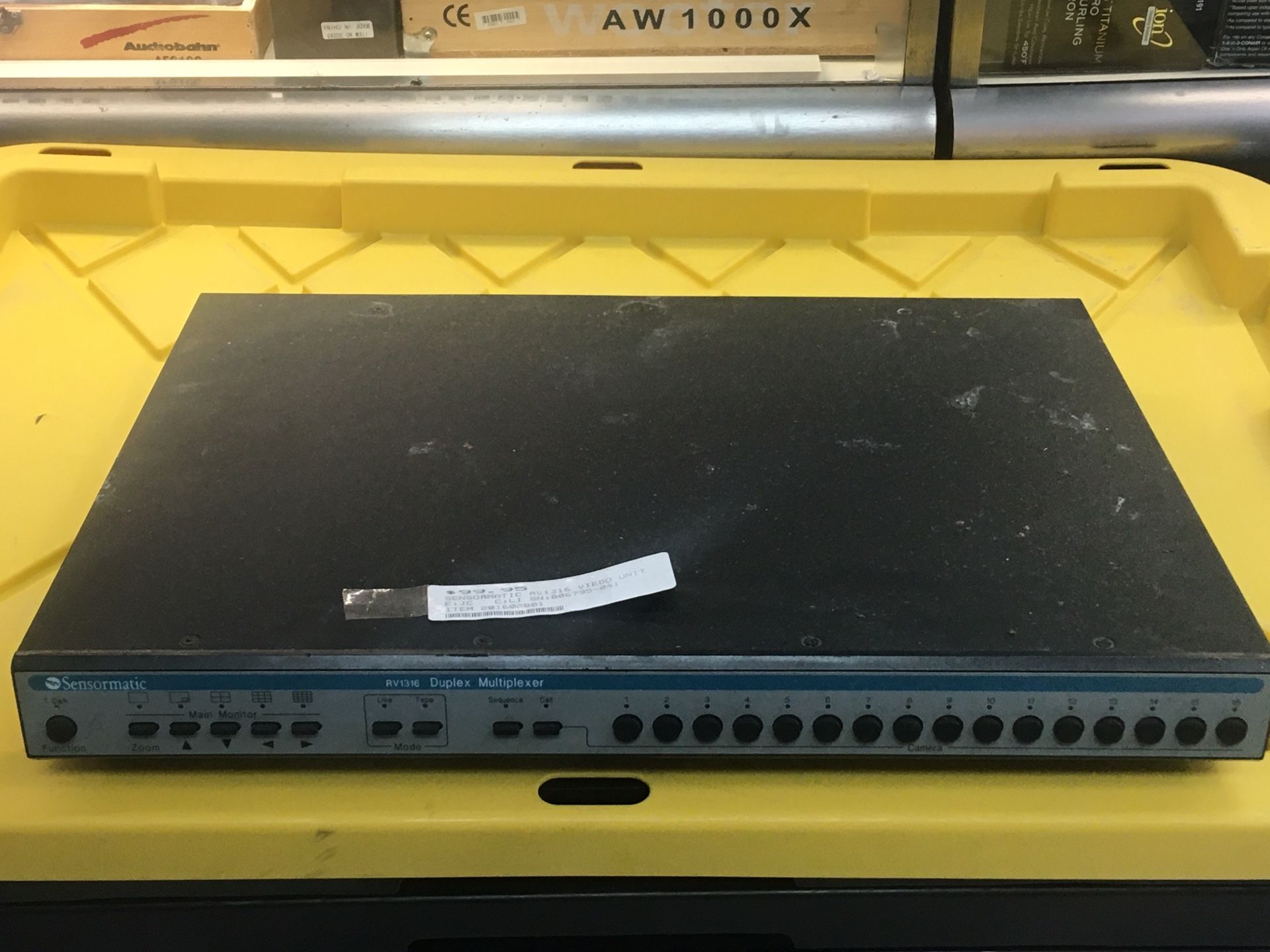 SensorMatic RV DUplex multiplexer COlor RV 1316