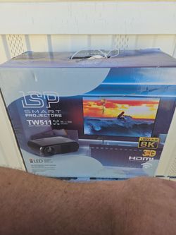 LSP TW511 Smart LED Projector – Open Box – Appears New