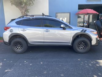 Subaru Crosstrek Lift Wheels N Tires $1800 15inch black Rhino Boxers Fallen At Trail 215/75r15