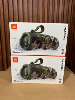 JBL Charge 6 Bluetooth Speaker – Camo (x2)