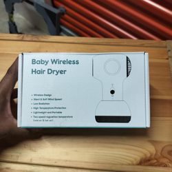 Cordless Hair Dryer for Baby Gentle Airflow Mini Hair Dryer Portable Rechargeable Kids Blow Dryer for Family Travel Low Heat Quiet Cordless Hairdryer 