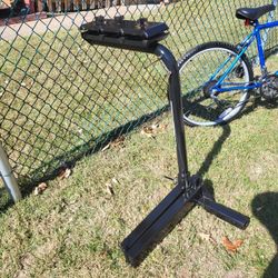 Bike Rack. Slides Into 2 In Tow Hitch. Swings Out The Open Patches Or Doors. Holds For Bikes