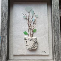 Authentic Sea Glass Art