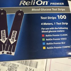 New Blood Strips Relion Brand