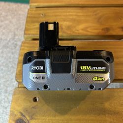 Ryobi 18v 4ah HP Battery (2024)