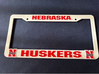 Nebraska Husker License Plate Frame