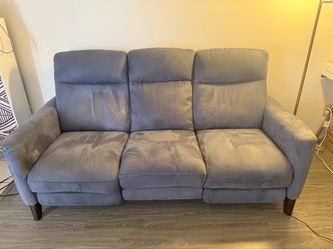 Blue Couch Recliner