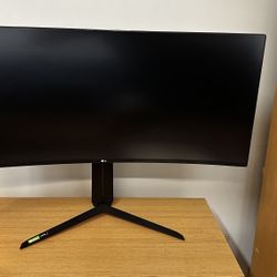 LG Ultragear QHD Ultrawide 1440p 34inch 144hz Curved Gaming Monitor