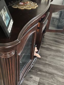 TV media stand Cherrywood high class very nice great condition