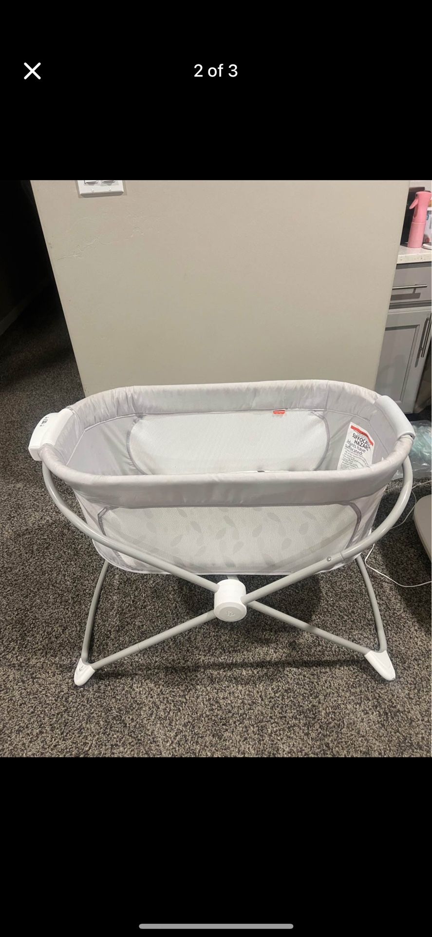 Fisher-Price Portable Baby Crib Bassinet