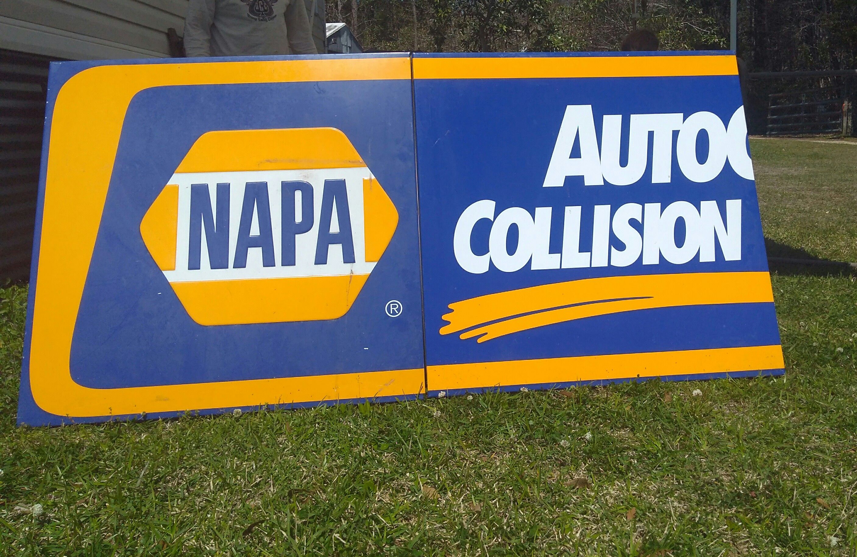 Napa 2 piece metal sign