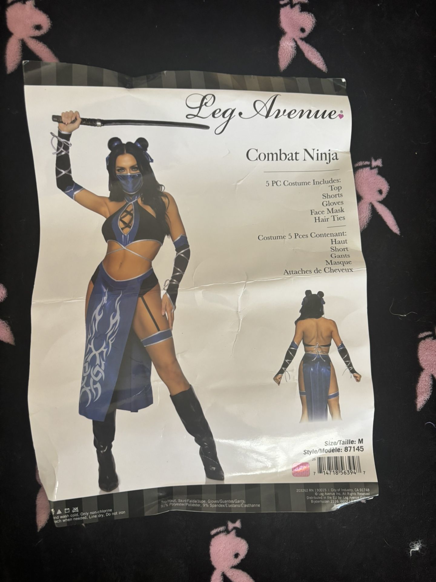 KITANA (LEG AVENUE combat Ninja) SIZE MEDIUM