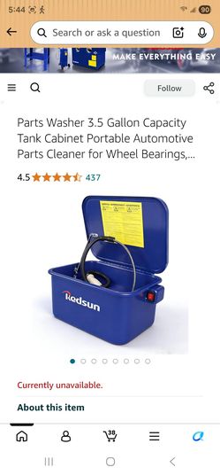 Redsun 3.5 Gallon Portable Parts Washer