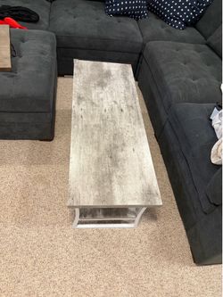 Coffee Table and two side tables and two lamps
