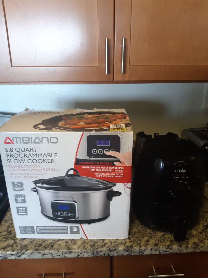 Slow Cooker and Air fryer