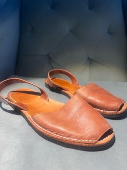 Tan Leather Avarca Slingback Sandals size 11