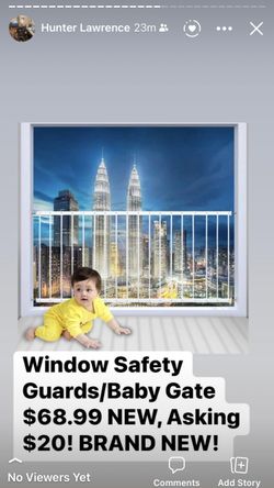 Window Safety Guards for Children Kids Child Toddler Pets Proof Extra Wide White Tension Security Window Guard Gate 